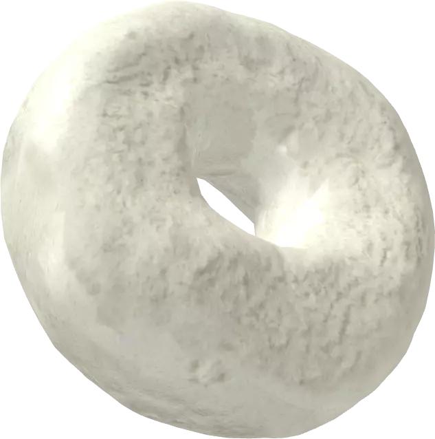 interact with 3D donut to rotate
